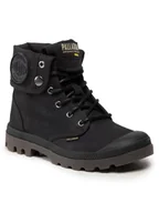 Buty trekkingowe damskie - Palladium Trapery Pampa Baggy Wax 77213-008-M Czarny - miniaturka - grafika 1