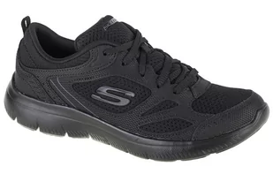 Skechers Summits Suited 12982-BBK, Damskie, buty sneakers, Czarne - Moda i Uroda OUTLET - miniaturka - grafika 1