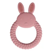 Gryzaki dla dzieci - Królik Gryzak Silikonowy [Kolor Różowy] - miniaturka - grafika 1