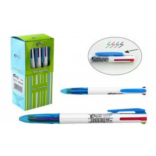 Empen Empen Allegra 3719 czterokolorowy plastikowy długopis A01E.3719.99 - Długopisy - miniaturka - grafika 1