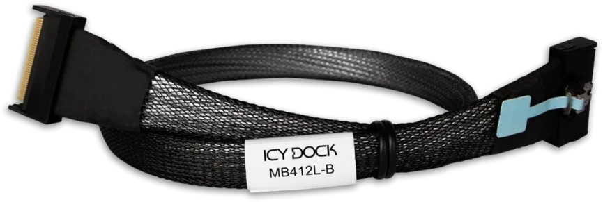 ICY Dock Kable MCIO 8i SFF-TA-1016 to MCIO 8i SFF-TA-1016 MB412L-B