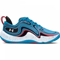 Buty sportowe damskie - Buty uniseks do koszykówki Under Armour UA Spawn 6 MM - niebieskie - miniaturka - grafika 1