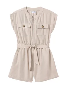 Mayoral Kombinezon 6866 Beżowy Regular Fit - Kombinezony dla dzieci - miniaturka - grafika 1