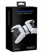 Akcesoria do Playstation - Ładowarka stacja ładująca dokująca PS5 2 x pad - miniaturka - grafika 1