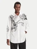 Koszule damskie - Desigual Koszula Byn Lacroix 25WWCW07 Biały Loose Fit - miniaturka - grafika 1