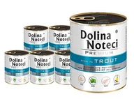 Mokra karma dla psów - Dolina Noteci Premium Pstrąg 24x800g - miniaturka - grafika 1