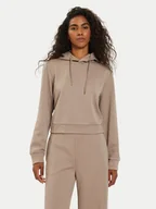 Bluzy damskie - Guess Bluza V4BQ02 KCHR2 Beżowy Regular Fit - miniaturka - grafika 1