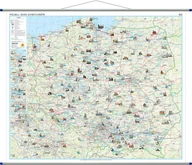 Atlasy i mapy - Polska mapa ścienna sanktuariów 1:600 000 - Księgarnie ArtTarvel.pl: KRAKÓW - ŁÓDŹ - POZNAŃ - WARSZAWA EkoGraf - miniaturka - grafika 1