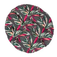 Poduszki ogrodowe - Poduszka okrągła na fotel wiszący w kwiaty 100 x 100 cm - miniaturka - grafika 1