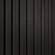 Panele ścienne i boazeria - Lamele Ścienne Satyna Czarny – dł. 2,7 m - miniaturka - grafika 1