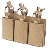 Plecaki - Mil-Tec Ładownica Potrójna Odrywana na Magazynek Pistoletowy Ciemny Coyote - miniaturka - grafika 1