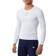 Koszulki sportowe męskie - Koszulka New Balance MT231756WT - biała - miniaturka - grafika 1