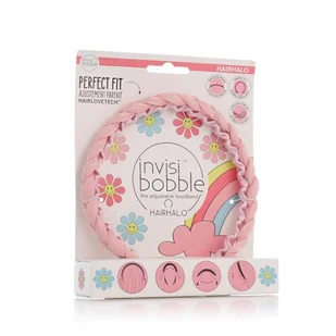 Invisibobble Retro Dreamin' Hairhalo Gumka do włosów 1 szt Odcień Eat, Pink and be Merry - Ozdoby do włosów - miniaturka - grafika 1