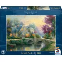 Schmidt Spiele Spiele, puzzle Thomas Kinkade: Wieczorną porą - Puzzle - miniaturka - grafika 1
