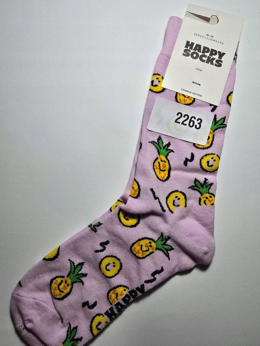 Kolorowe skarpety Happy Socks unisex rozmiar 36-40 (2263)
