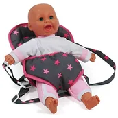 Akcesoria dla lalek - Bayer Chic 2000 782 82 lalek-pasek do noszenia, do noszenia, gwiazdki Pink - miniaturka - grafika 1
