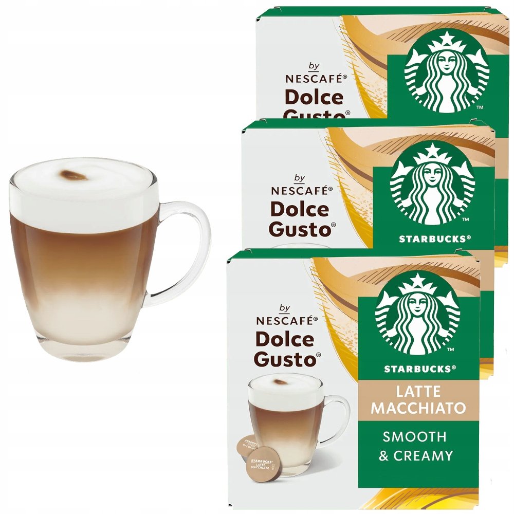 Kawa Dolce Gusto Starbucks Latte Macchiato 36 kaps