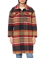 Płaszcze damskie - Lee Płaszcz damski Wool Coat, sky captain, M - miniaturka - grafika 1