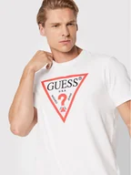 Koszulki męskie - Guess T-Shirt M2GI68 KBA60 Biały Regular Fit - miniaturka - grafika 1