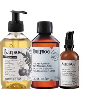 Bullfrog Bullfrog Delikatna emulsja oczyszczająca do włosów i brody 250 ml bul-005 - Kosmetyki i akcesoria do pielęgnacji brody - miniaturka - grafika 3