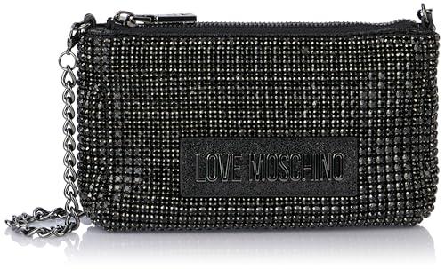 Love Moschino JC4046PP1LLP100A, Torba Na Ramię Kobieta, Czarny, Unikalne, Czarny, Taglia unica