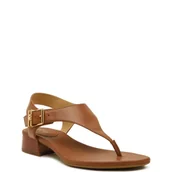 Sandały damskie - Michael Kors Skórzane sandały ROBYN FLEX THONG - miniaturka - grafika 1