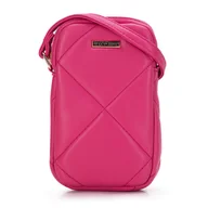 Torebki damskie - Minitorebka pikowana pudełkowa różowa - miniaturka - grafika 1