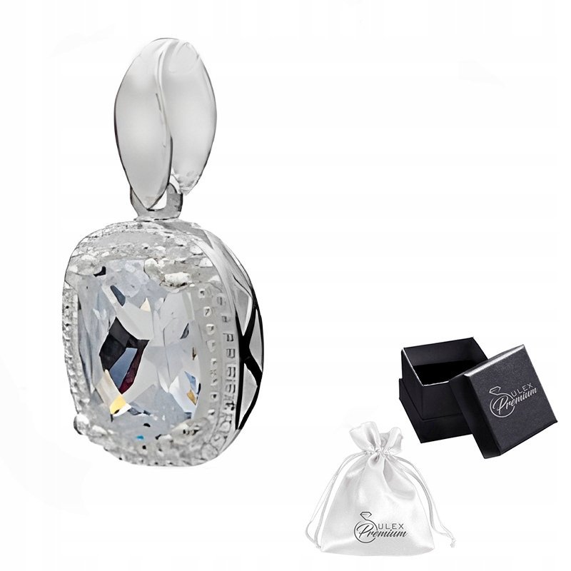 Zawieszka srebrna pr. 925 Elegancki Wisiorek z Cyrkonią Dla Niej Prezent