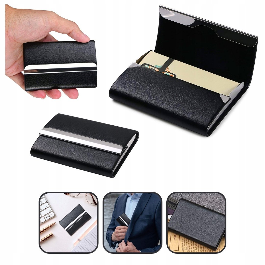 ETUI NA KARTY - PORTFEL DO TOREBKI NA WIZYTÓWKI - FUTERAŁ LEKKI PORTMONETKA