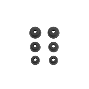 Eargels for Jabra Elite 3 - Dark Grey (3 pairs) - Akcesoria do słuchawek - miniaturka - grafika 1