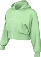 Kurtki damskie - Nike Kurtka damska Sportswear Chll Ft Fz Hdy, Vapor Green/Sail, FN2415-376, M - miniaturka - grafika 1