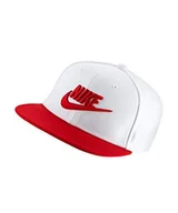 Czapki damskie - Nike Unisex Dzieci Y Nk Pro Czapka Futura 4 Czapka white/Black/(university red) MISC - miniaturka - grafika 1