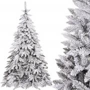 Choinki - Sztuczna choinka 250 cm premium świerk kaukaski ośnieżony drzewko świąteczne - miniaturka - grafika 1