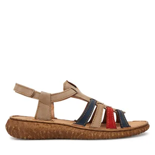 Sandały Josef Seibel Ronja 07 95207 Taupe-Multi 252 - Sandały damskie - miniaturka - grafika 1