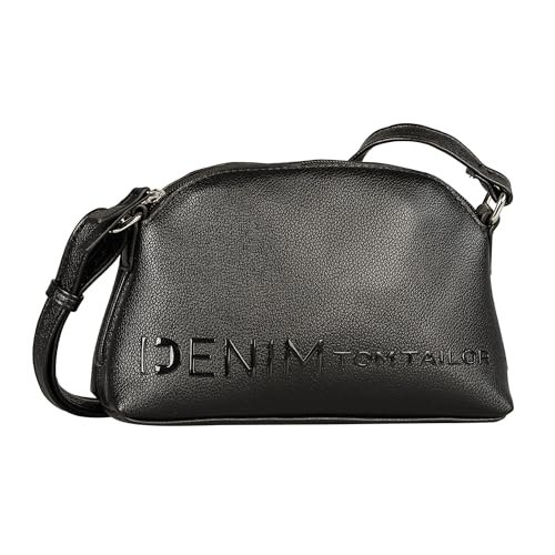 TOM TAILOR Denim Zephyra damska torba na ramię Crossbody Bag mała, czarny, S