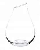 Wazony i flakony - Wazon Szklany Dekoracyjny Kropla Ścięta h43 d33 - miniaturka - grafika 1