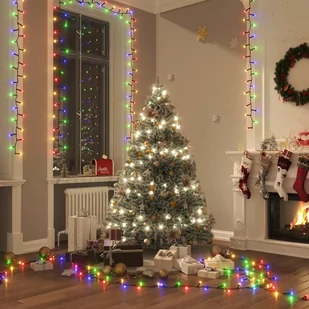 Lumarko Lampki LED, 1000 diod, gęsto rozmieszczone, kolorowe, 10 m, PVC - Oświetlenie świąteczne - miniaturka - grafika 1