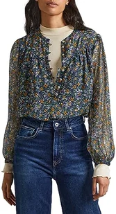 Pepe Jeans Bluzka damska Iseo, Wielobarwny (Multi), L - Bluzki damskie - miniaturka - grafika 1
