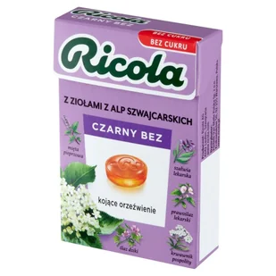 Ricola Cukierki Czarny Bez 27.5g GRIK.9110 - Cukierki - miniaturka - grafika 2
