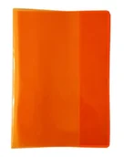 Szkolne artykuły papiernicze - Panta Plast Okładka na zeszyt A5 PCV Neon pomarańcz (10szt) - miniaturka - grafika 1