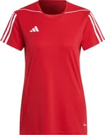 Bluzki damskie - Koszulka damska adidas Tiro 23 League Jersey czerwona HT6549-M - miniaturka - grafika 1