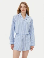 Piżamy damskie - Polo Ralph Lauren Piżama 4P8010 Niebieski Relaxed Fit - miniaturka - grafika 1