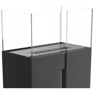 Akcesoria kominkowe - Kratki.pl Szyba Romeo front biokominek przeszklenie - miniaturka - grafika 1