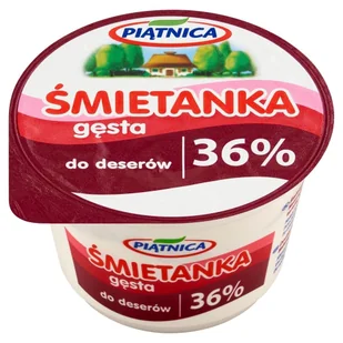 Piątnica Śmietana 36% do deserów - Śmietana - miniaturka - grafika 1