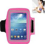 Etui i futerały do telefonów - Opaska sportowa na telefon Samsung Galaxy i9300 i i9500 różowa - miniaturka - grafika 1