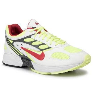 Buty sportowe damskie - Nike Buty Air Ghost Racer AT5410 100 White/Atom Red/Neon Yellow - grafika 1