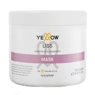 Maski do włosów - ALFAPARF YELLOW LISS THERAPY Maska prostowane 500ml - miniaturka - grafika 1