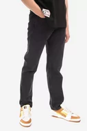 Spodnie męskie - Wood Wood jeansy bawełniane Sol Rigid Denim Slim Fit 12235803.7051-BLACK - miniaturka - grafika 1