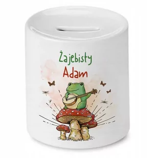 Skarbonka Dla Adama na Urodziny Imieniny Prezent z Nadrukiem ze Zdjęciem - Skarbonki - miniaturka - grafika 1