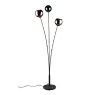 Lampy stojące - Lampa stojąca w kolorze czarni z połyskiem (wysokość 150 cm) Sheldon – Trio - miniaturka - grafika 1